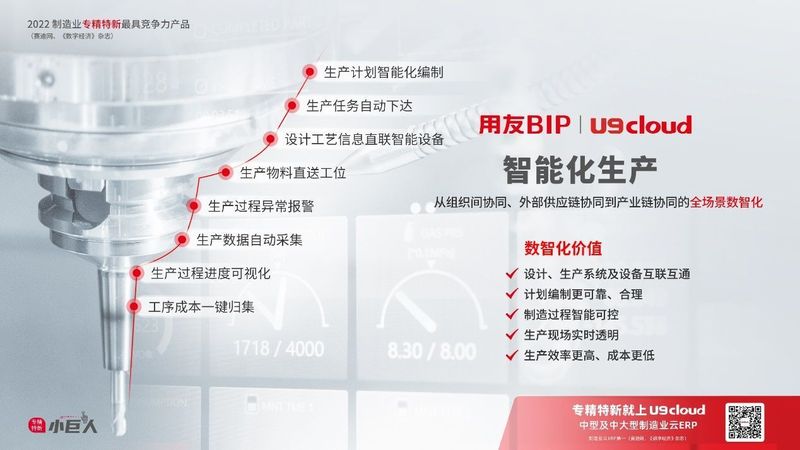 賦能“中國智造”，用友U9 cloud智能工廠建設(shè)